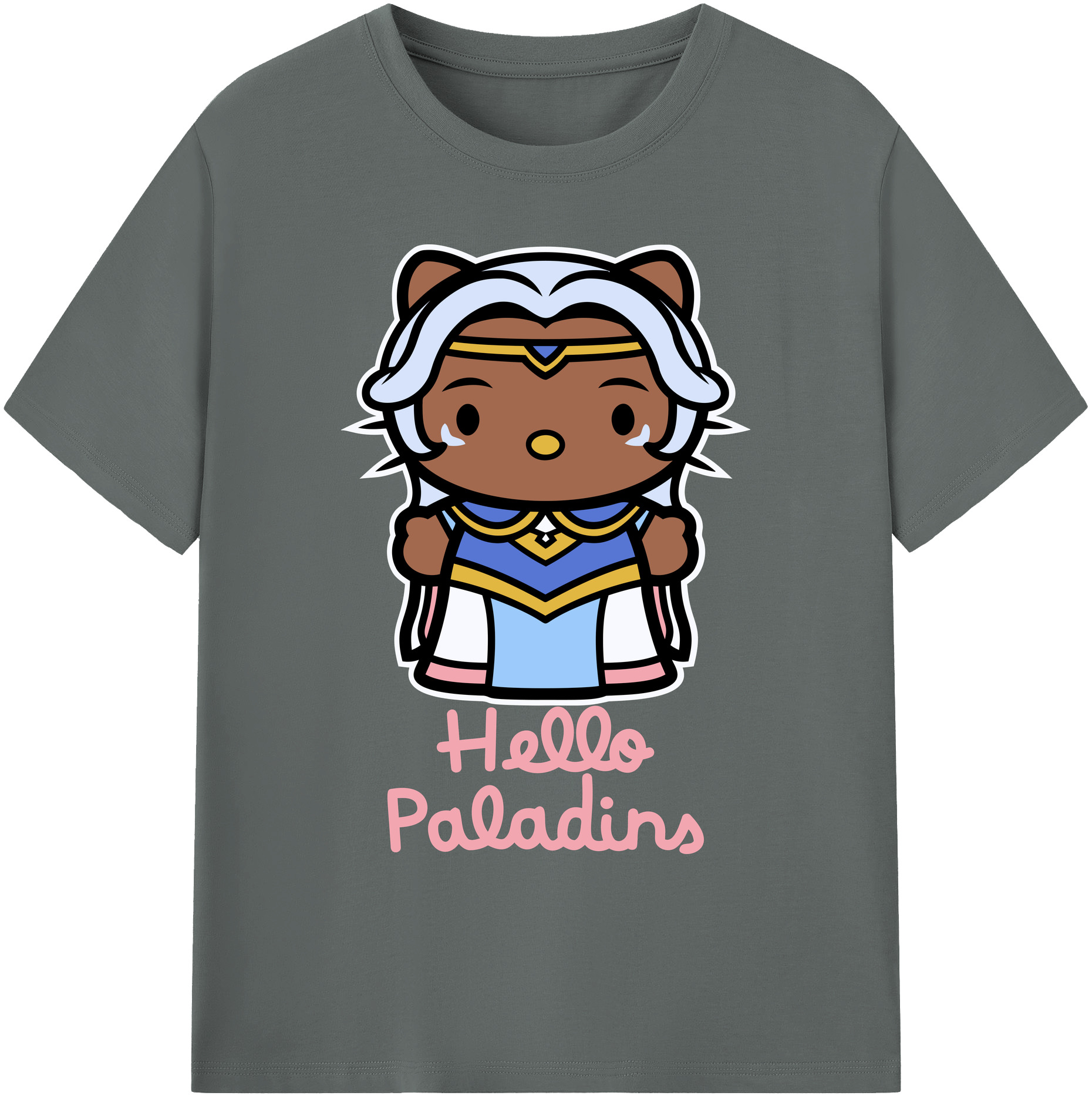 （画像用） Hello Kitty ハローキティ 綿100％ メンズ半袖Tシャツ｜肌触りやわらか＆通気性